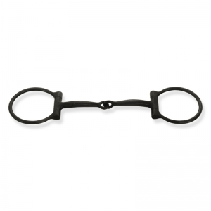 Black Loose Ring Snaffle Bit