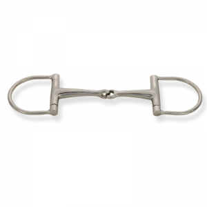 Stainless Steel D-Ring Snaffle Bit