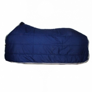 Navy Quilted Stable Rug