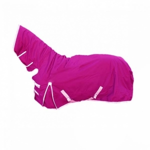 Magenta Turnout Rug with Neck Cover