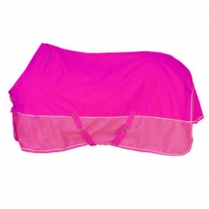 Pink Turnout Rug with Belly Wrap