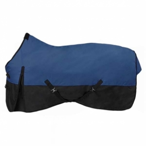 Navy and Black Waterproof Turnout Rug