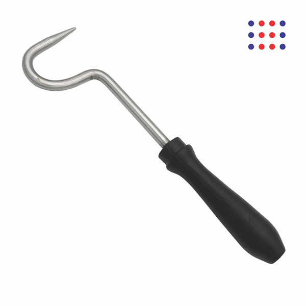 Hoof Cleaning Hook with Black Handle