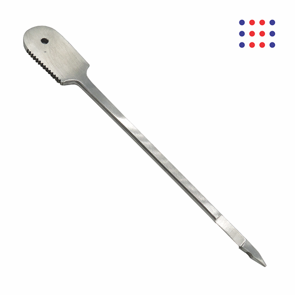 Stainless Steel Teat Curette (Long)