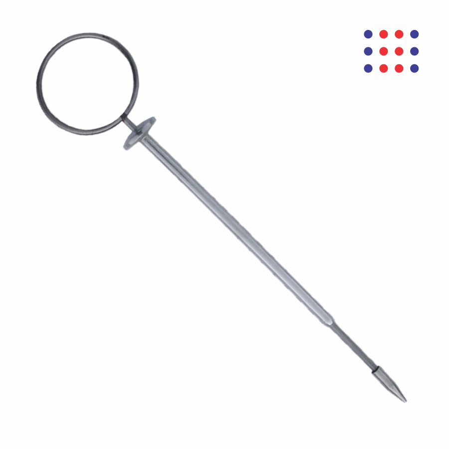 Teat Bistoury with Round Ring Handle