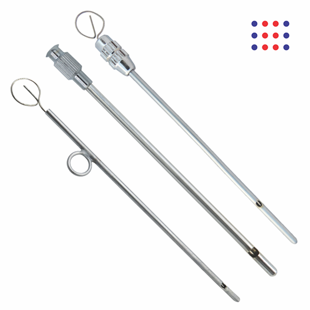 Teat Cannulas with Luer Lock (Set of 3)